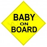 Fabrikpreis-kundenspezifisches reflektierendes Baby an Bord des magnetischen Zeichengroßhandels des Autos