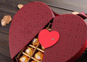 Venda por atacado personalizado de alta-Final profissional de fabricação de caixa de chocolate personalizado de alta qualidade