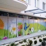 Sehen durch bedrucktes Material Fenster Film Einweg-Vision billig Großhandel