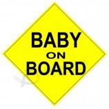 Fabrikpreis-kundenspezifisches reflektierendes Baby an Bord des magnetischen Zeichengroßhandels des Autos