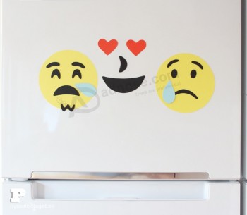 Le plus populaire diy dessin animé mignon emoji émoticône aimant de réfrigérateur en gros