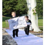 Die Braut Banner Hochzeit Zeichen Zeremonie Banner Ringbearer Blumenmädchen Foto Prop Stoff Banner billig Großhandel