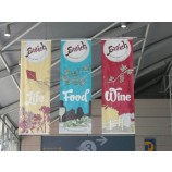 Kommerzielle Innenseidenstofffahne mit Grafikdruckgroßhandel
