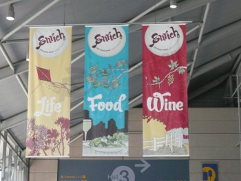 Commercial Silk Fabric Banner with Graphic Printing Wholesale