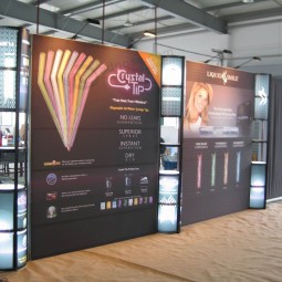 Tentoonstelling magische tape pop-up display draagbare achtergrond stand banner goedkope groothandel