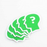 Kiss cut sheet etiketten druck gestanzte decals und aufkleber großhandel