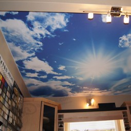 Film de plafond tendu de PVC souple pour la décoration à la maison