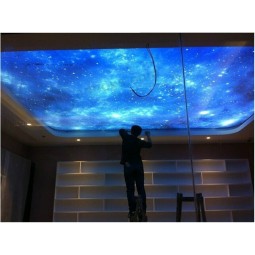 Film de plafond tendu pvc étoiles skylight imprimé en gros