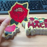 Custom Shape Rose Car Body Sticker Design Wholesale