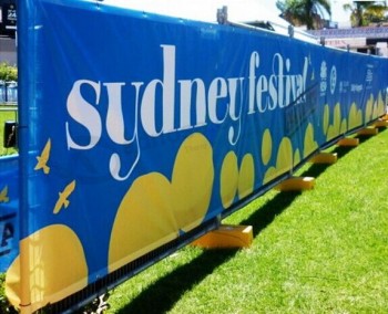 Custom Outdoor Full Color Printing PVC Fence Mesh Banner Wholesale