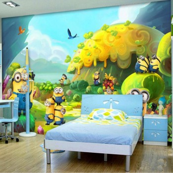 Custom Fashion Room Interior Decor Wallpaper Wall Murals Wholesale