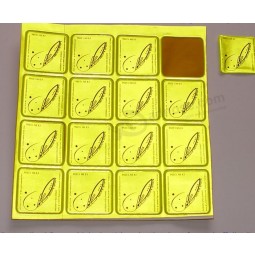 Venta caliente impermeable reutilizable amarillo reflexivo hoja de la etiqueta engomada del vinilo al por mayor