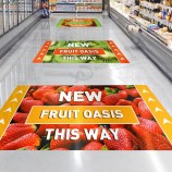 Custom Die Cut Vinyl Floor Graphics, UV Protection Vinyl Floor Decals Cheap Wholesale
