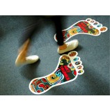 Custom Size Self Adhesive Removable Footprint Floor Sticker Wholesale
