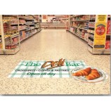 Promotion schützende Abnutzungsbeschichtung und Anti-Rutsch-Ausstellung Bodengrafiken Abziehbilder Aufkleber billig Großhandel