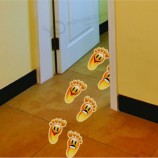 Printed Floor Graphics Vinyl Little Feet Sticker Cheap Wholesale
