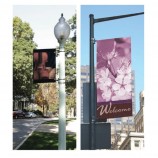 Outdoor Vinyl Banner Downtown Street Pole Banner Wholesale
