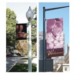 Uv-Beständige im Freien Straßenschildstange-Fahnengroßhandel des Vinylbanners im Freien