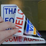 Cheap Custom Waterproof Advertising Removable Die Cut Static Cling Window Film Custom