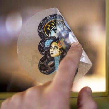 Waterdichte vinyl verwijderbare statische muur klampt stickers aangepaste sticker vast