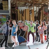 Exhibition Photo Stands Display Cardboard Advertising Standee Custom