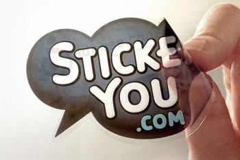 Statische sticker venster klamp sticker pvc vinyl sticker op maat