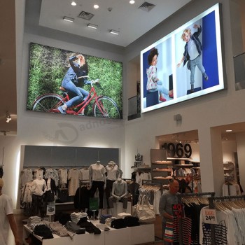 дешевый пользовательский рекламный свет рамка для магазина одежды