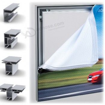 Spanning stof enkelzijdig display frame grafisch vrijstaand systeem goedkope groothandel