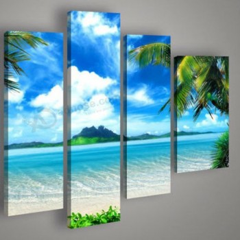 Dropship a buon mercato paesaggio naturale stampa su tela con foto personalizzate