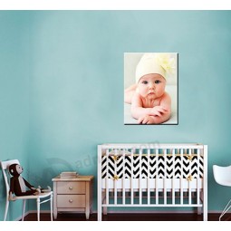 Stampa foto su tela personalizzata foto bambino parete stampa su tela all'ingrosso