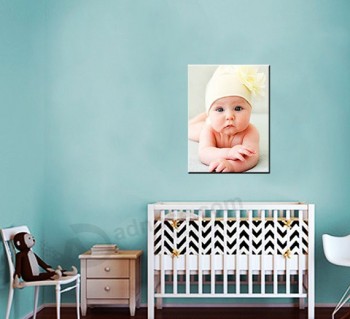 パーソナライズされた写真キャンバスプリント赤ちゃんの写真壁キャンバスプリント卸売