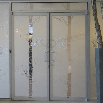 Pellicola privacy in vinile per porta da ufficio in vetro all'ingrosso