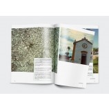 Tri personnalisé brillant-Brochure pliante, magazine, flyer, services d'impression de livres