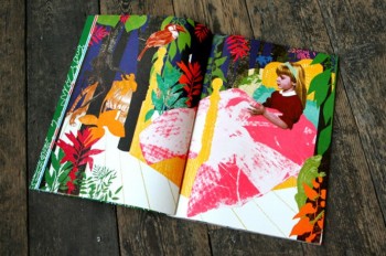 Nieuw designmagazine boekdruk afdrukken schoonheid boekdruk