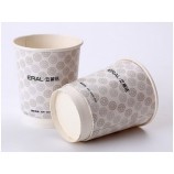 Wholesale customized top quality Printed Disposable Single Wall Coffee Paper Cup with Lids