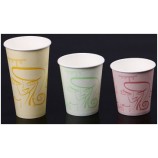 TAzA AcAnAlAdA cAfé de cAlidAd superior Al por mAyor, tAzA de publicidAd de pApel doble, tAzA de té de lA leche