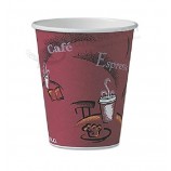Wholesale customized top quality Single Wall Cups, Ice Cream Paper Cups with Lids