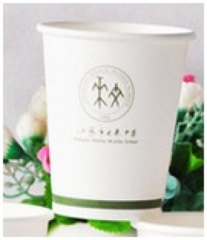 批发定制顶级品质上海特种一次性纸杯，四色印刷