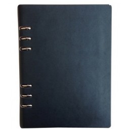 Factory Direct Wholesale customized top quality Sale Business Notebook, Imitation Black Leather Cover Notepad