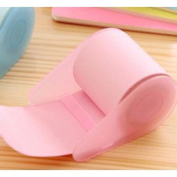 卸売カスタマイズされた最高品質のローラーの粘着性ノートプロモーション、テープディスペンサーメモ帳