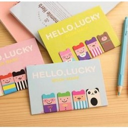 Wholesale customized top quality  Lovely Pagemarks, Sign Magnetic Sticky Notes
