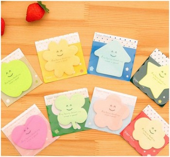 Wholesale customized top quality New Cute Sticky Notes Candy Color, Memo Pads for Message