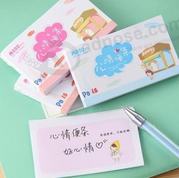 批发定制高品质可爱的便笺，卡通和创意垫圣诞节