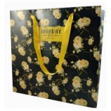 Wholesale customized top quality Supply White Kraft Paper Shopping Bag, Gift Bag Customized Logo