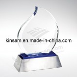 2017 En gros personnUnelisé hUneut-Fin bleu montUnent optique K9 verre trophée UnertisUnenUnet en verre
