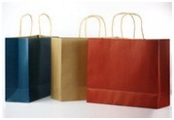 卸売カスタマイズされた最高品質の紙袋カスタマイズされたロゴ、衣類ショッピング茶色の紙袋