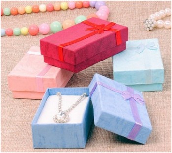 Wholesale customized top quality Printing Watch Box, Bowknot Fashion Jewelry Box for Velentine′s Day