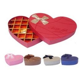 卸売カスタマイズされた最高品質のチョコレート包装紙箱、心臓-Velentineの日のための形の箱