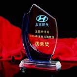 Wholesale customized high-end Cheap Crystal Glass Award& Trophy Craft for Souvenir with cheap price