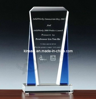 Wholesale customized high-end K9 Crystal Trophy Plaque Craft for Home Decoration